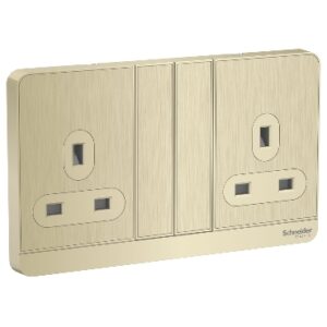 2 SWITCHED SOCKET 3P 13 A