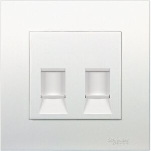 2G CAT 6 DATA OUTLET WITH SHUTTER