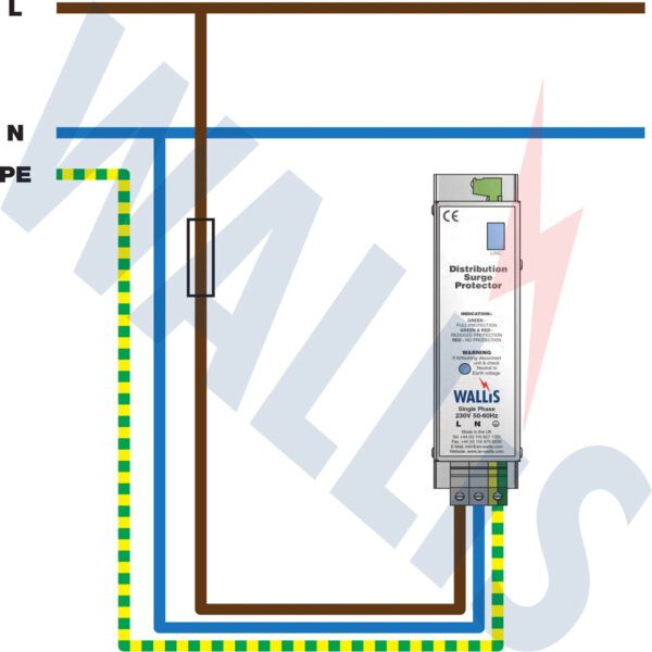 SINGLE PHASE MAINS TYPE 1 AND 2 SURGE PROTECTOR - Al Sabah General Electric