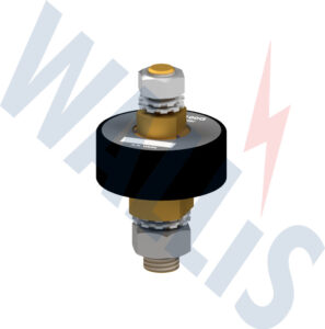 RAIL WITH GAS DISCHARGE TUBE