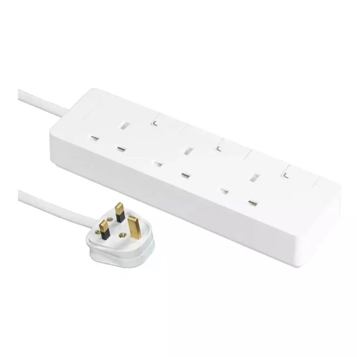 AvatarOn 3-Socket Power Strip | White Finish