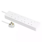AvatarOn 4-Socket Power Strip | White Finish