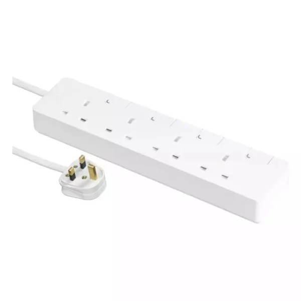 AvatarOn 4-Socket Power Strip | White Finish