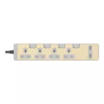 AvatarOn 4-socket power strip with USB ports | Gold Hairline Finish - Image 4